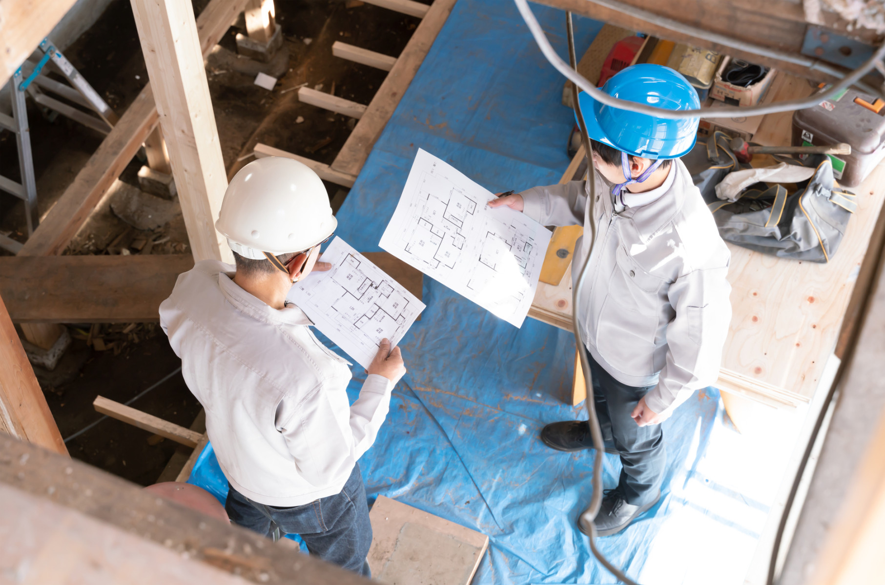 地元岡山に精通した作業体制